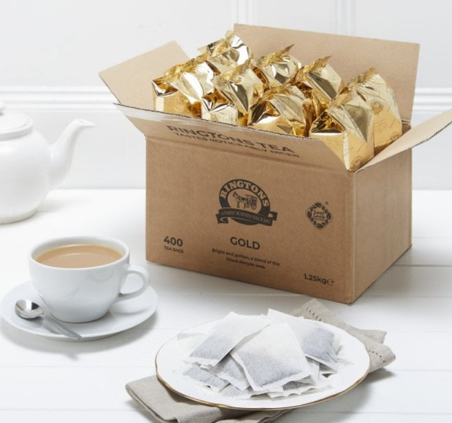 Gold Tea Bags x 400 Trade