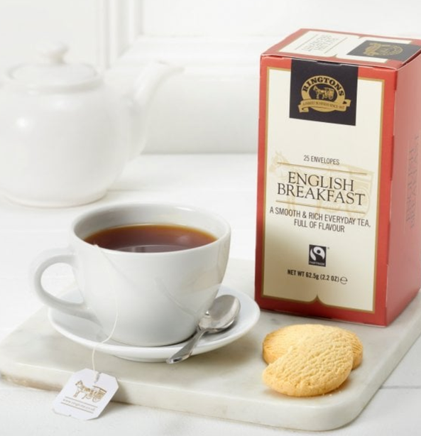Ringtons Fairtrade English Breakfast Tag & Envelope Tea Bags x 25
