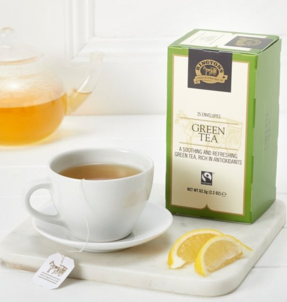 Ringtons Fairtrade Green Tea Tag & Envelope Tea Bags x 25