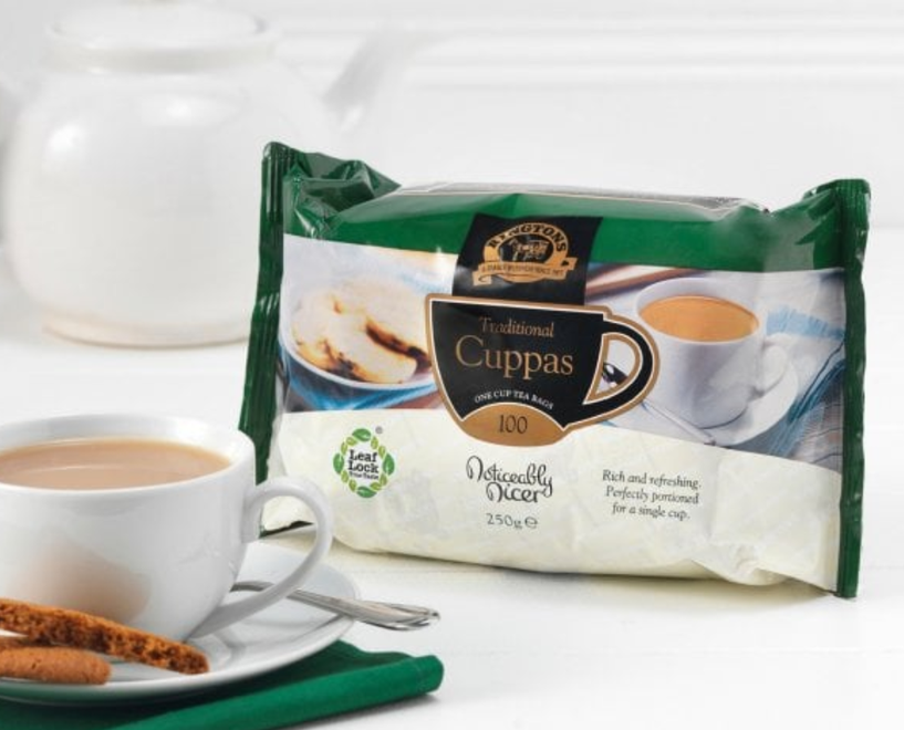 Ringtons Traditional 'Cuppas' Tea Bags x 100